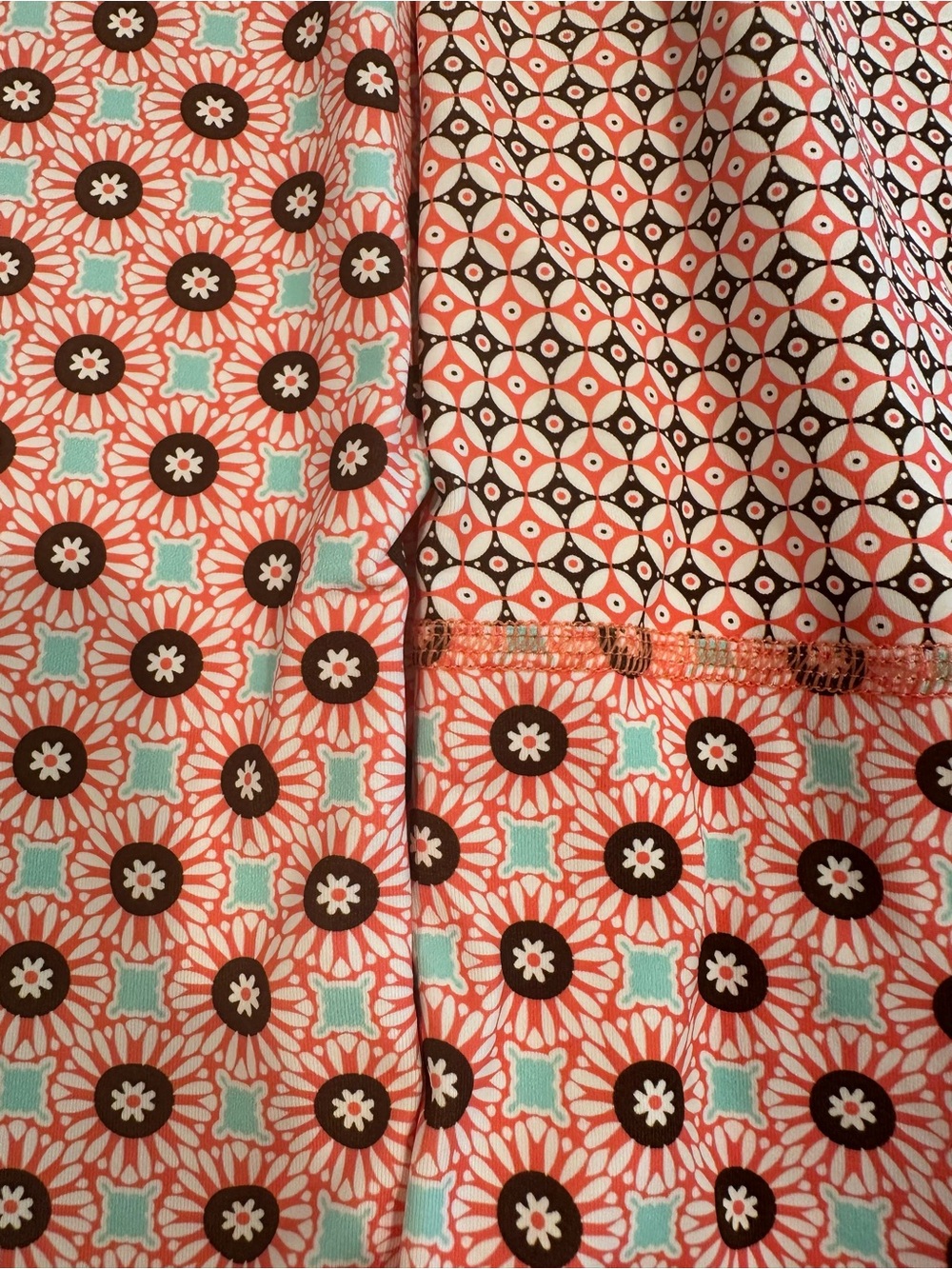 Lands’ End Rash Guard Swim Shirt Top - Size XL - Vibrant Geometric Print - Picture 3 of 7